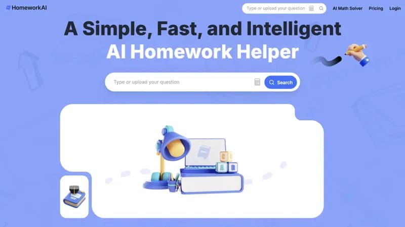 Homework AI screenshot