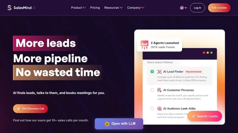 salesmind ai website