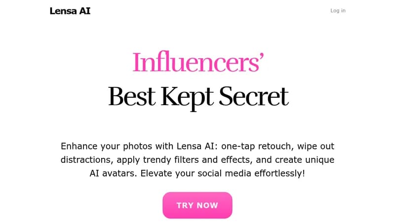 lensa ai website