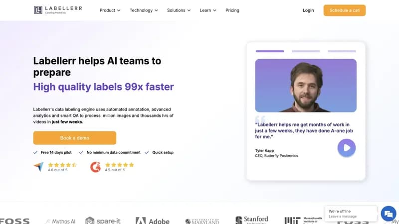 Labellerr screenshot