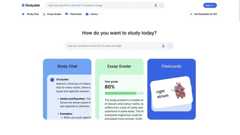 Studyable screenshot