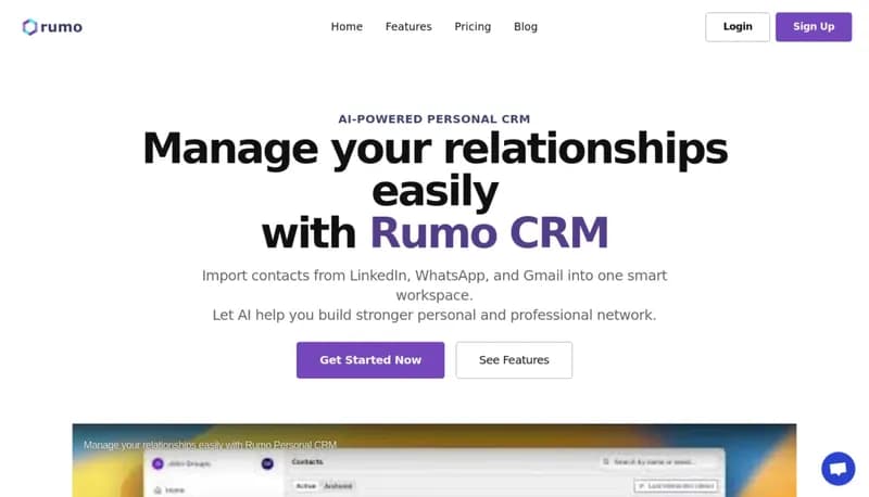 Rumo screenshot