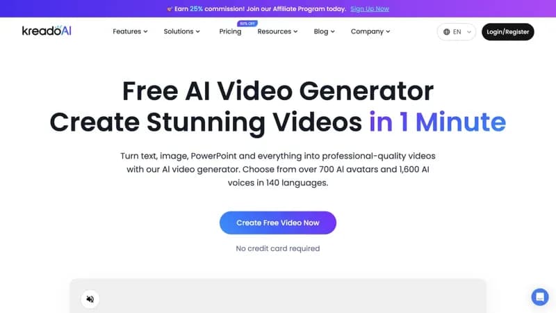 KreadoAI screenshot