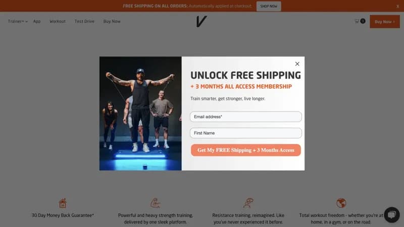 Trainer+ by Vitruvian screenshot