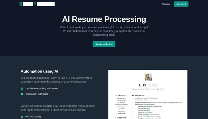 ResuMetrics screenshot