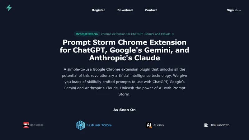 prompt storm website