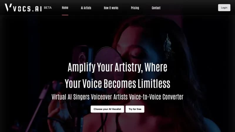 Vocs AI screenshot