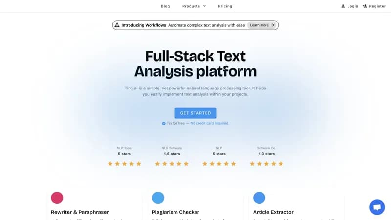 Tinq.ai screenshot