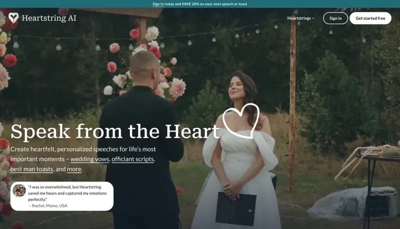 Heartstring AI screenshot
