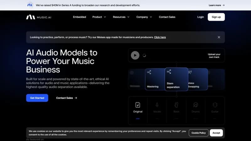 Music AI screenshot