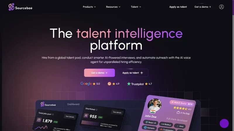 Sourcebae screenshot