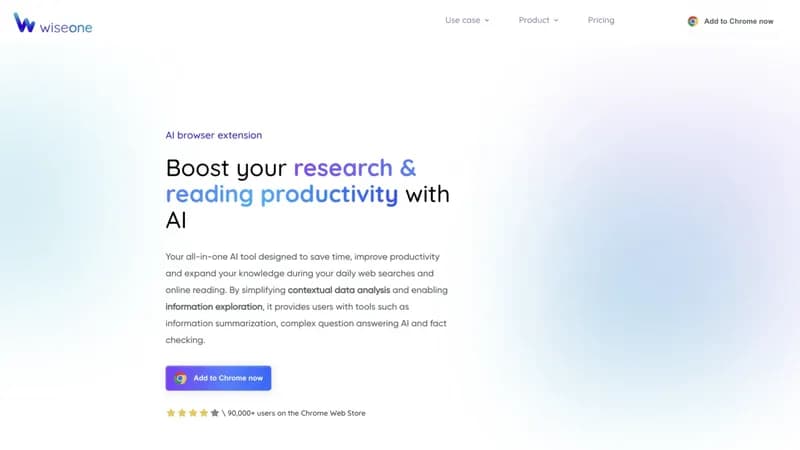 Wiseone screenshot