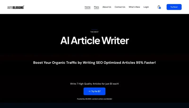 Autoblogging.ai screenshot