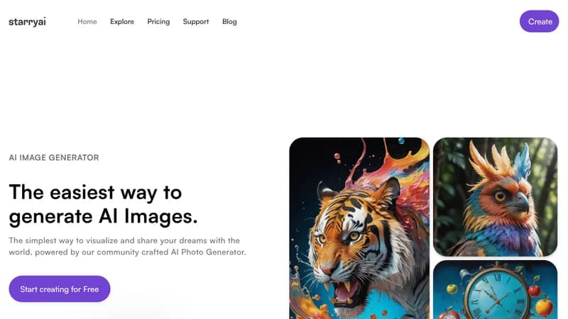 starryai website