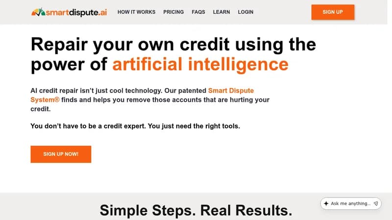 smartdispute.ai website