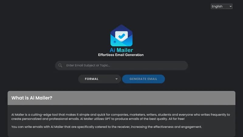 ai mailer website