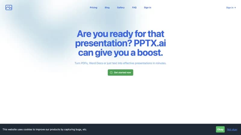 PPTX.ai screenshot
