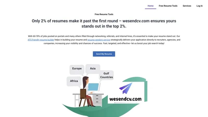 Wesendcv screenshot
