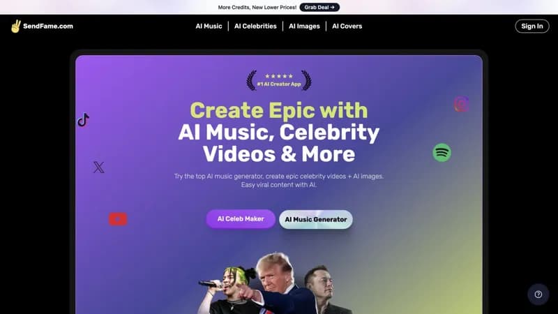 SendFame screenshot