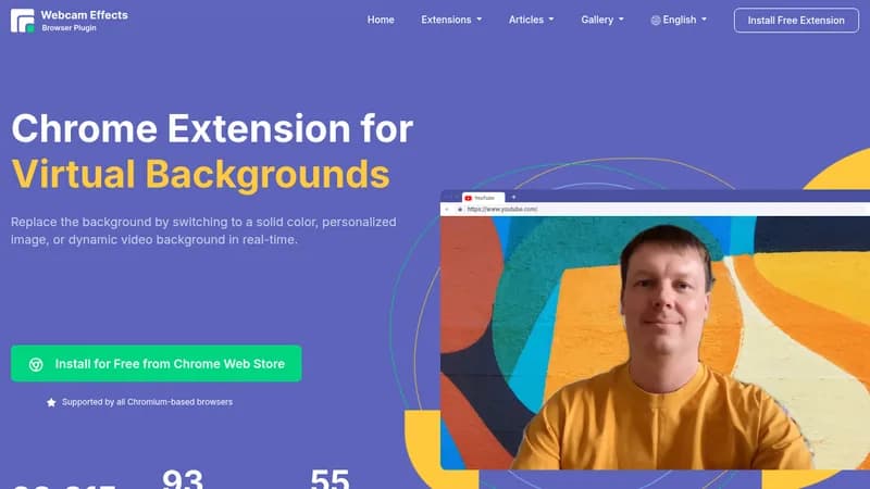 webcam effects website