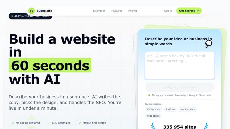 60sec.site website