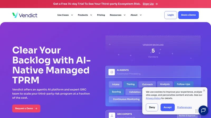 vendict website