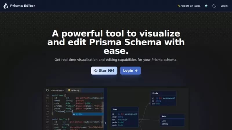 Prisma Editor screenshot