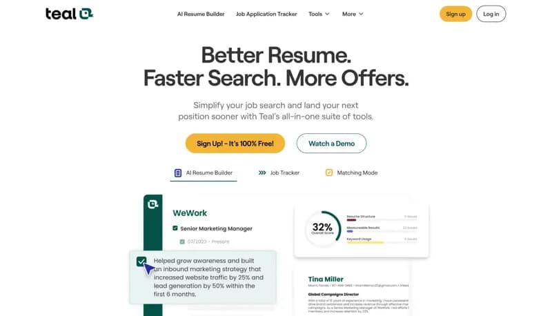 Teal screenshot