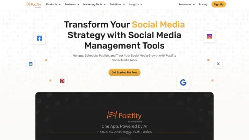 Postfity screenshot