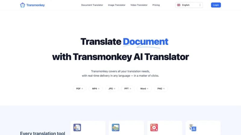 Transmonkey screenshot