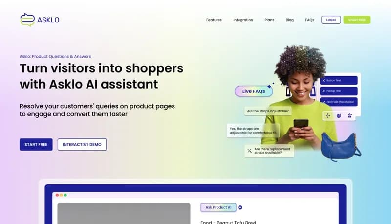 Asklo AI screenshot