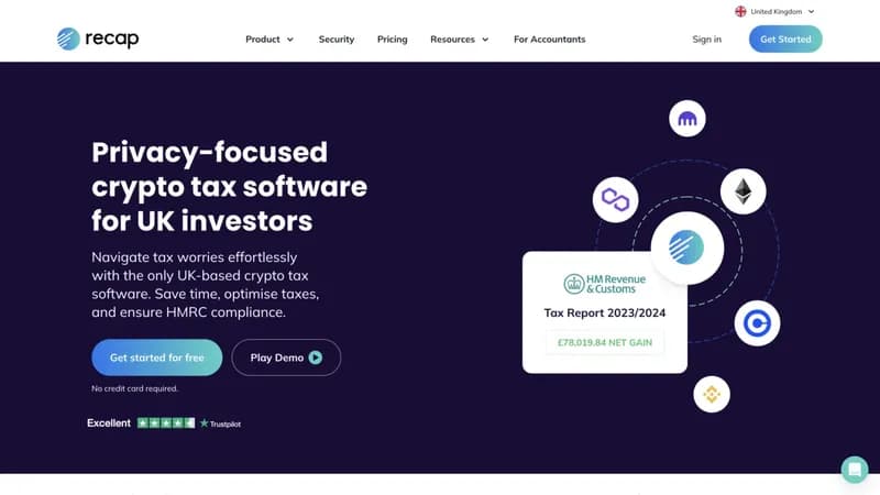 Recap screenshot
