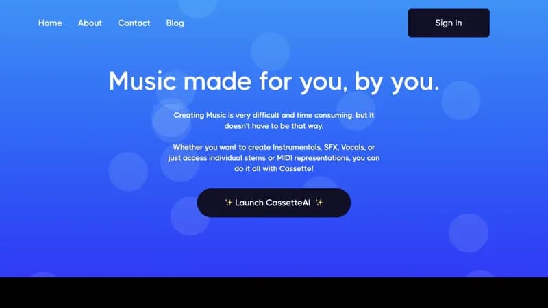 CassetteAI screenshot