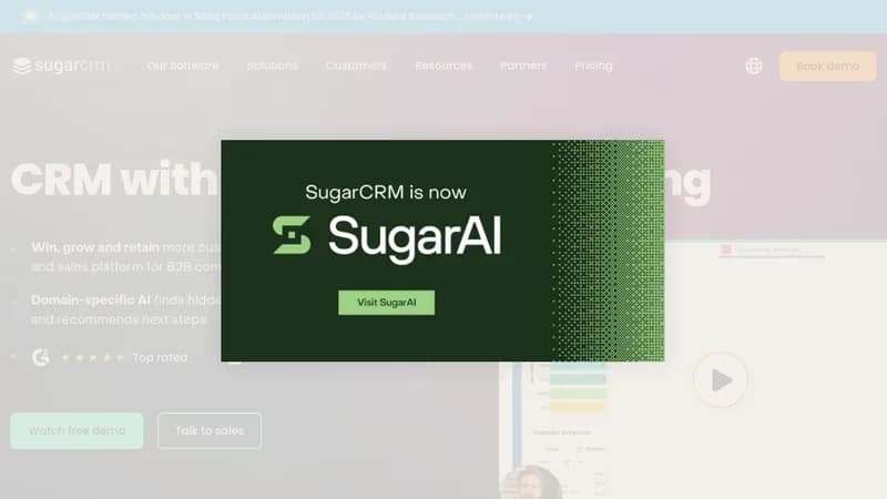 sugarcrm website
