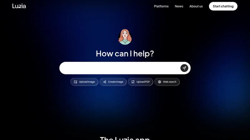luzia website
