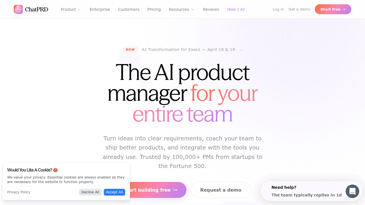 chatprd website