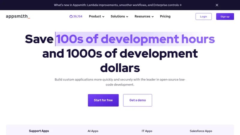 appsmith website