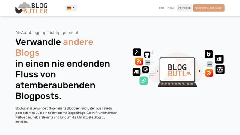 blogbutler.ai website