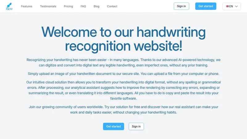 pen2txt website