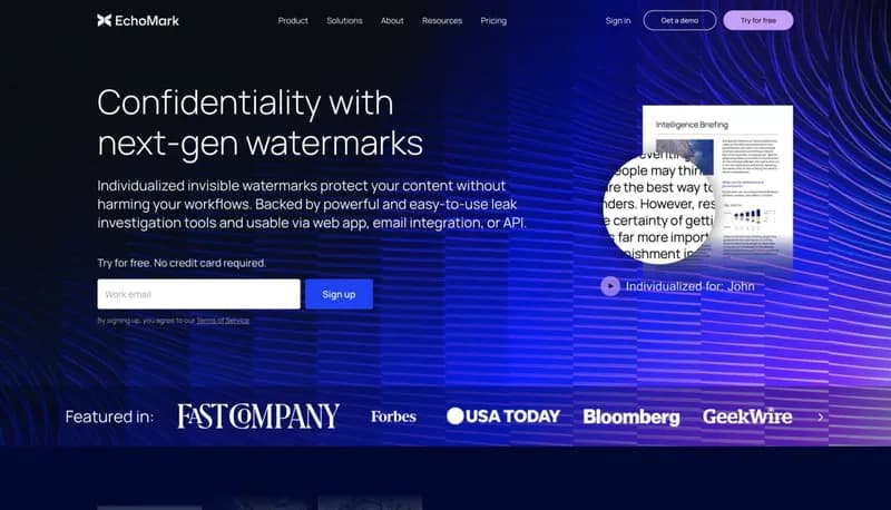 EchoMark screenshot