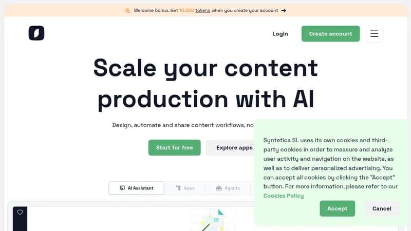 syntetica website