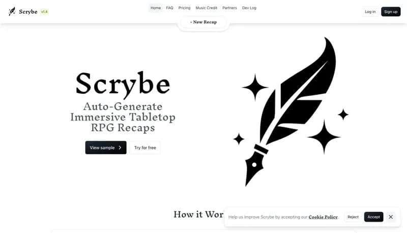 Scrybe screenshot