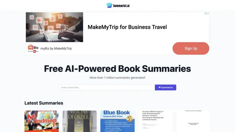 Summarist.ai screenshot