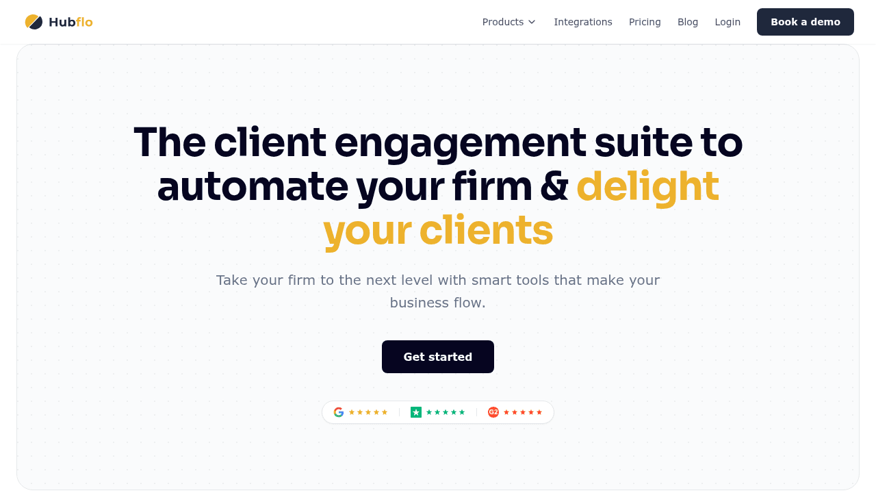 hubflo website