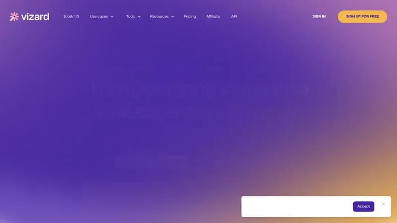 Vizard screenshot