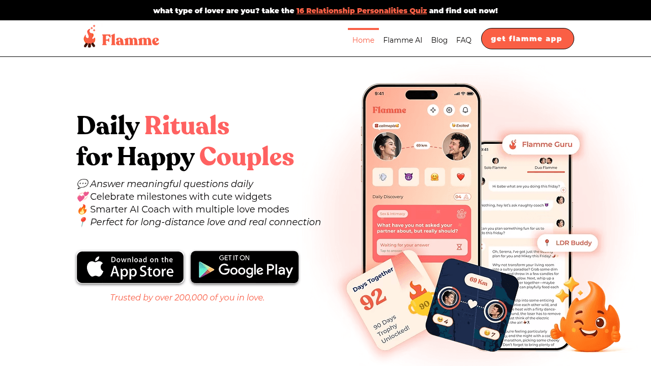 flamme website