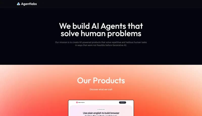 AgentLabs screenshot