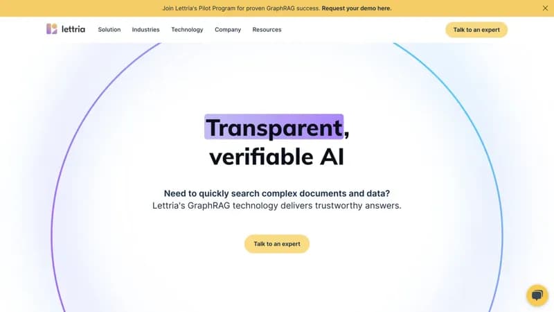 Lettria screenshot