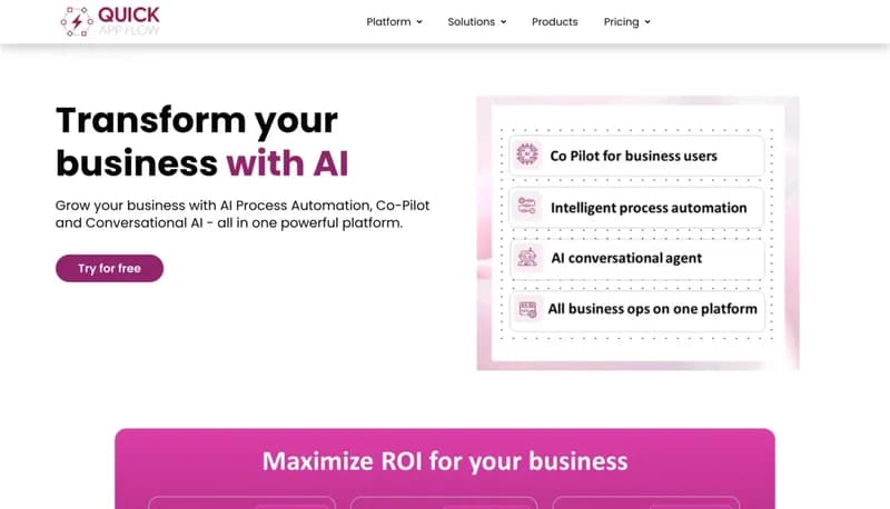 QuickAppFlow screenshot