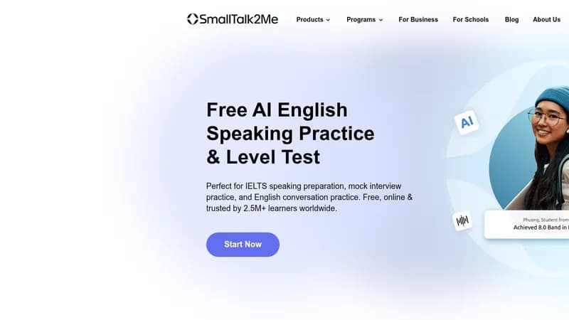smalltalk2me website